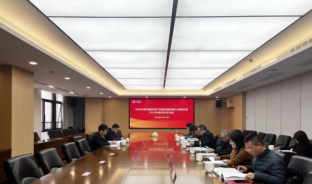 市云顶集团公司党委召开2024年度民主生涯会